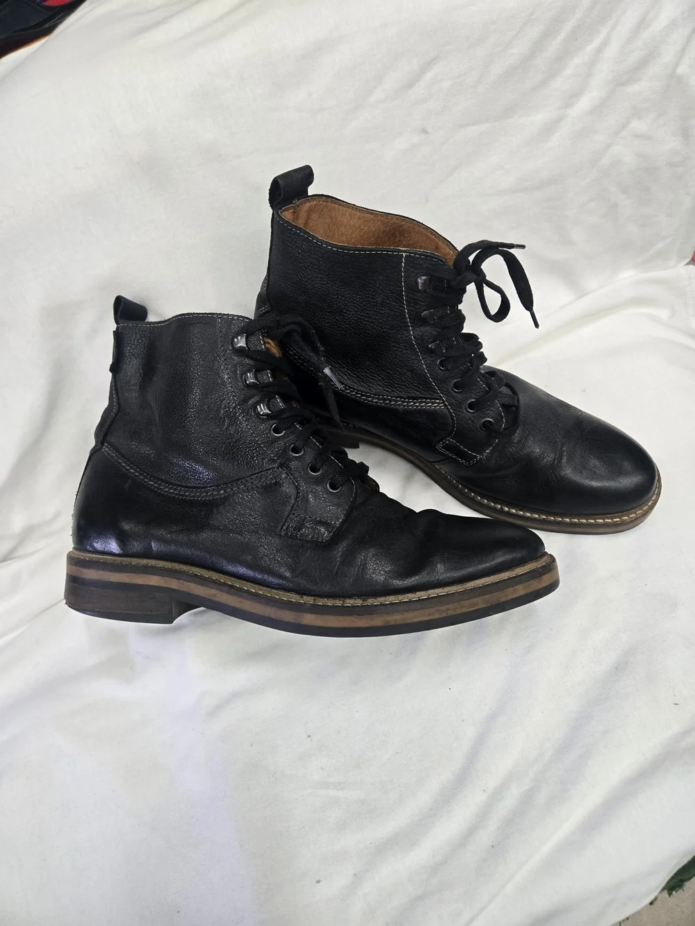 Wolverine Black Leather Chukka Lace-Up Boots